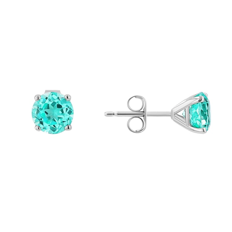 Kolekce šperků s kulatým lab-grown paraiba turmalínem Alandra 137066