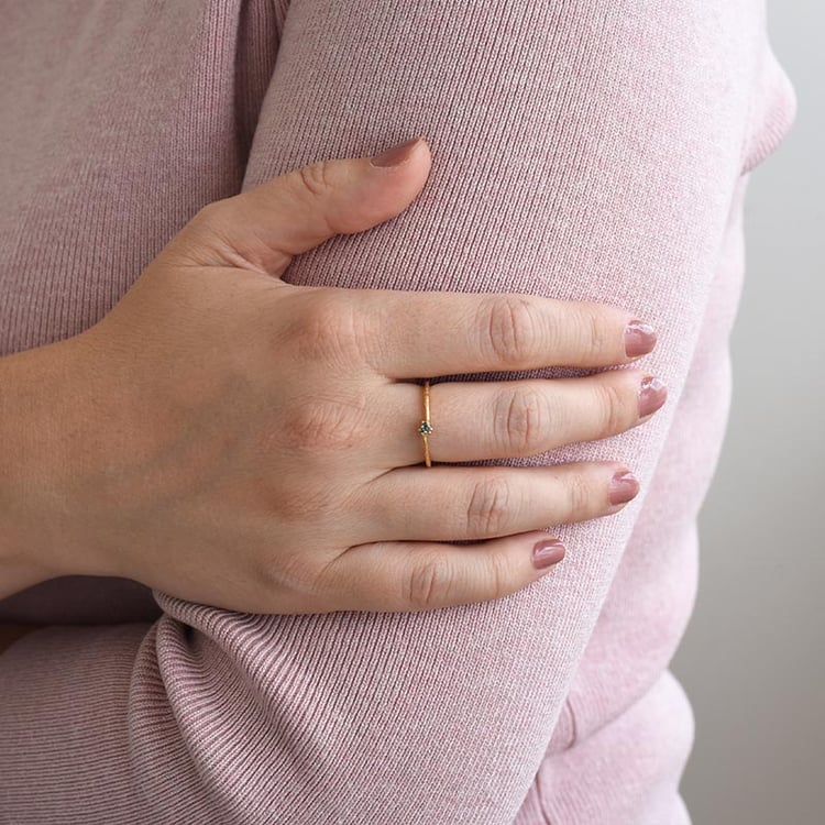 Pozlacený prsten 86102