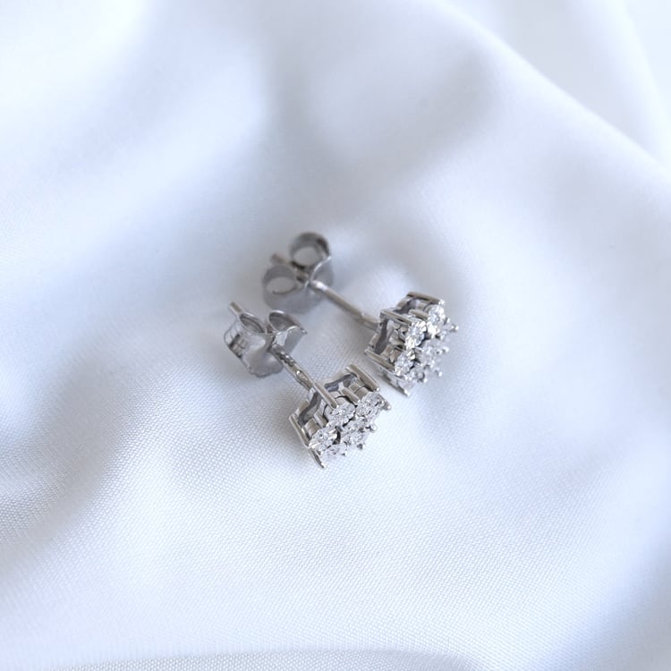 diamantové náušnice 85258