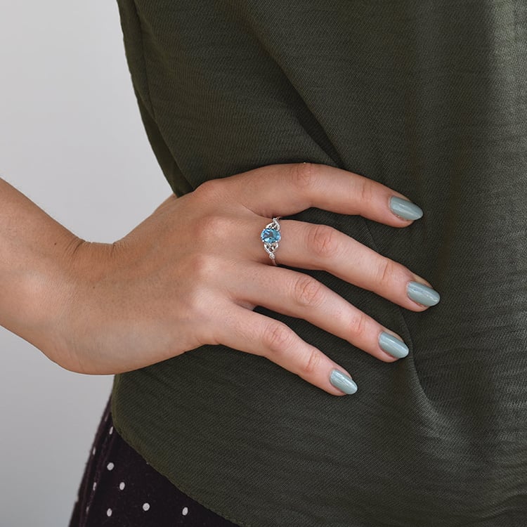 Prsten z bílého zlata 66283