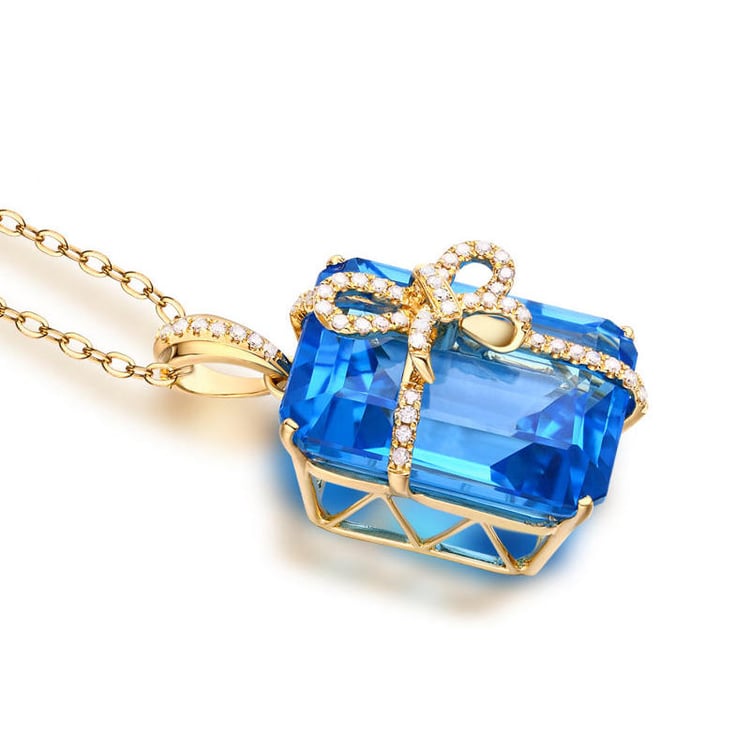 Topazový náhrdelník 17139