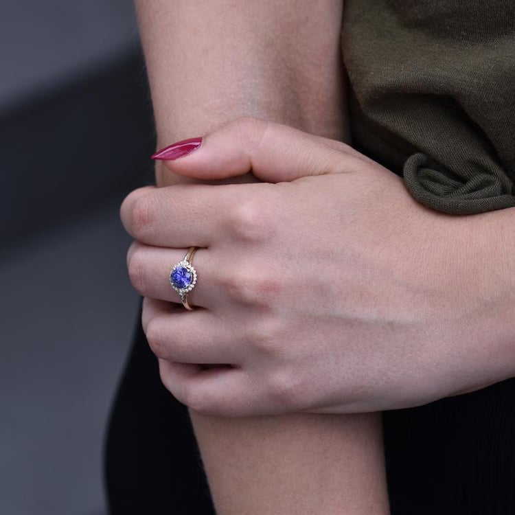 Prsten s tanzanitem 31839