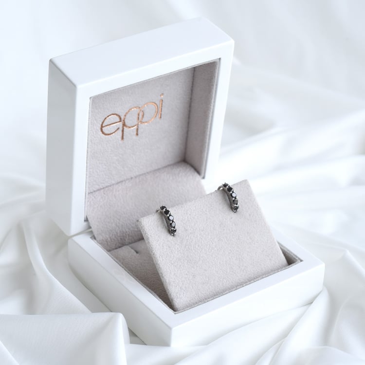 Diamantové náušnice z bílého zlata 85832