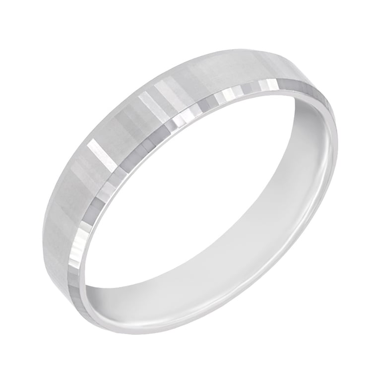 Dámský prsten se zkosenými hranami 60244