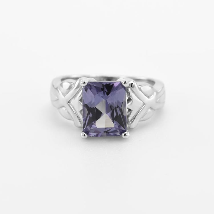 Stříbrný prsten s alexandritem 12125