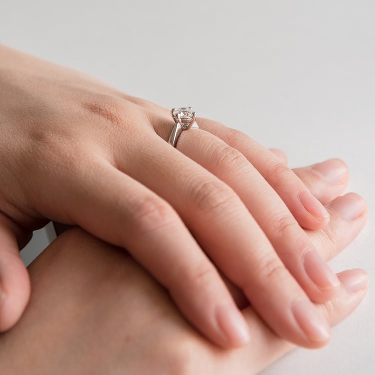 Zásnubní prsten s 0.34ct IGI certifikovaným lab-grown diamantem Mahiya 140033