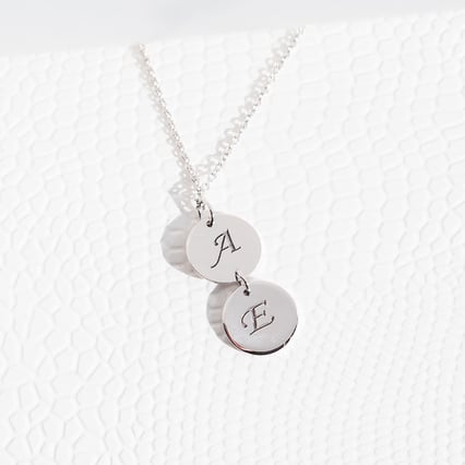 Dvojitý přívěsek s gravírem Delphia