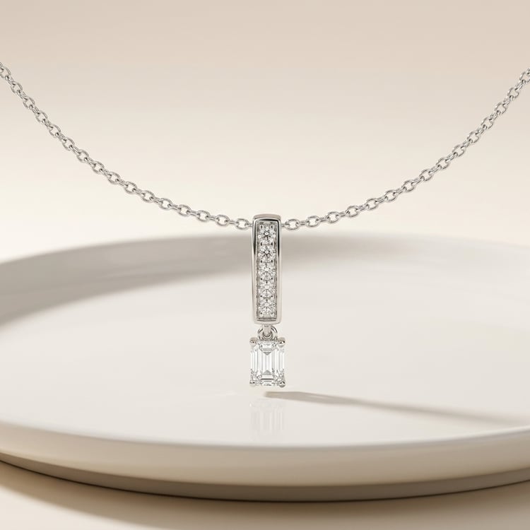 Elegantní přívěsek s lab-grown diamanty Maizy 171452