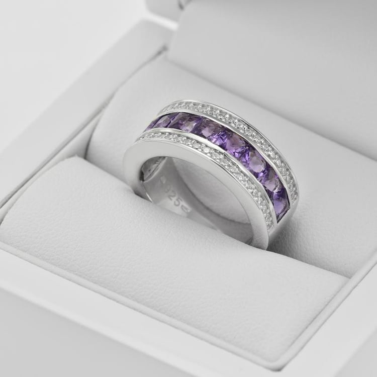 Ametystový prsten 34772