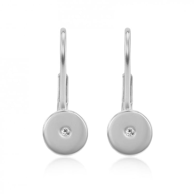 Náušnice z bílého zlata 21006