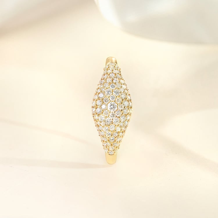 Zlatý prsten s lab-grown diamantem Ciarra 163485