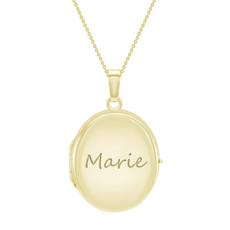 Oválný medailon ze zlata s gravírem dle volby Xuyara 62064