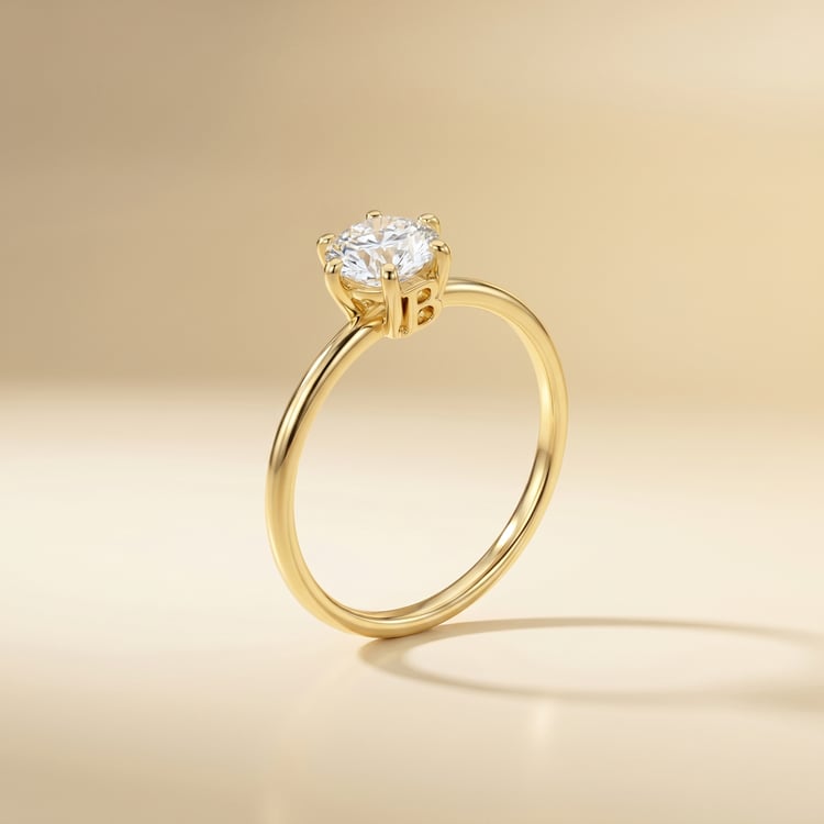 Zásnubní prsten s výběrem písmene a lab-grown diamanty Birdie 166808