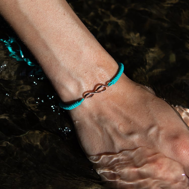 Provázkový náramek s motivem nekonečna Infinity 108771