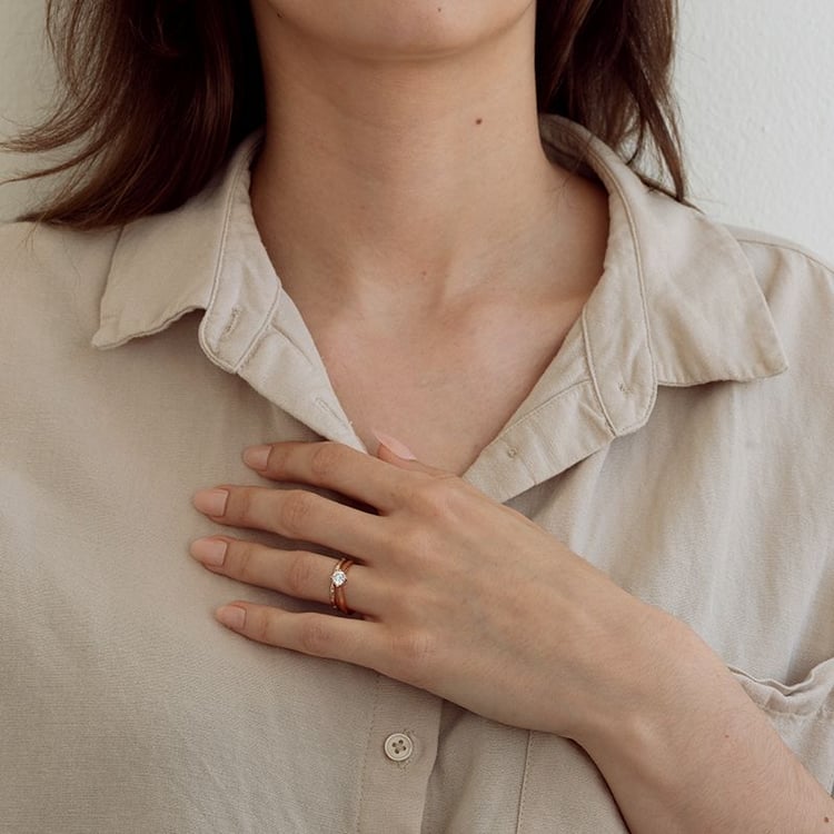 Set prstenů s možností výběru diamantu Toskani 131577