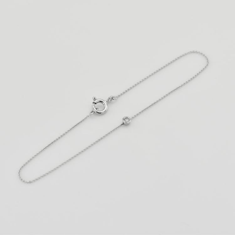 Minimalistický náramek s moissanitem Bonato 105105