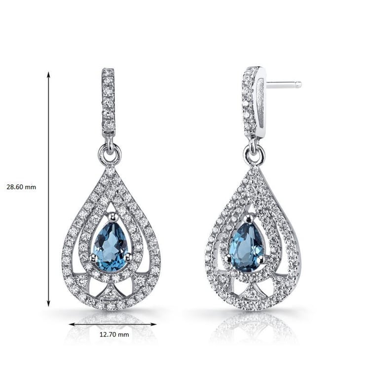 Náušnice s drahokamy Demie 8245