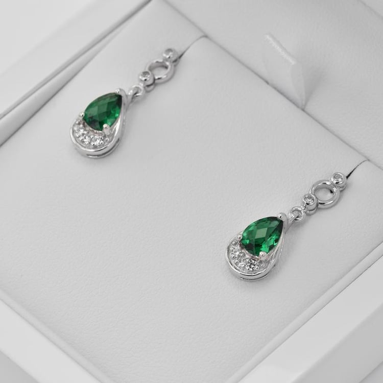 Smaragdové náušnice 29473