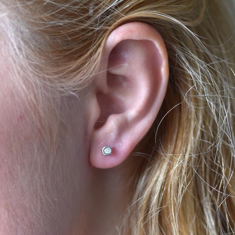 Diamantové náušnice 11023