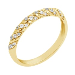 Proplétaný eternity prsten s lab-grown diamanty Rami