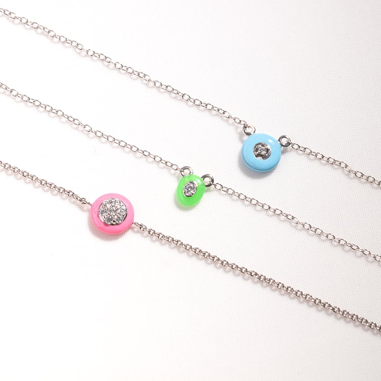 Keramický náramek s lab-grown diamanty Sofia 122059