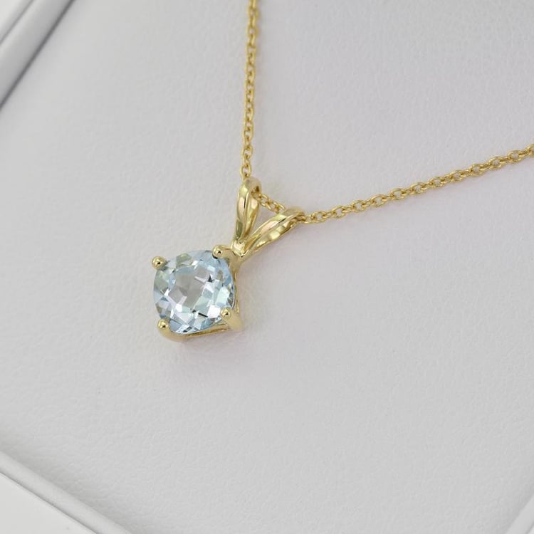 Náhrdelník s akvamarínem 28331