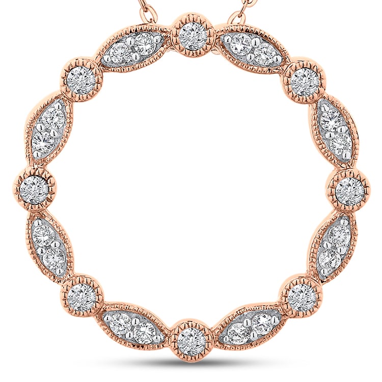 Romantický zlatý přívěsek plný diamantů