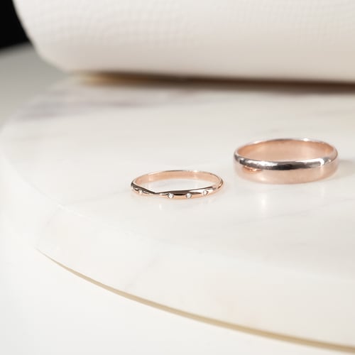 Minimalistický eternity prsten s lab-grown diamanty Toskani