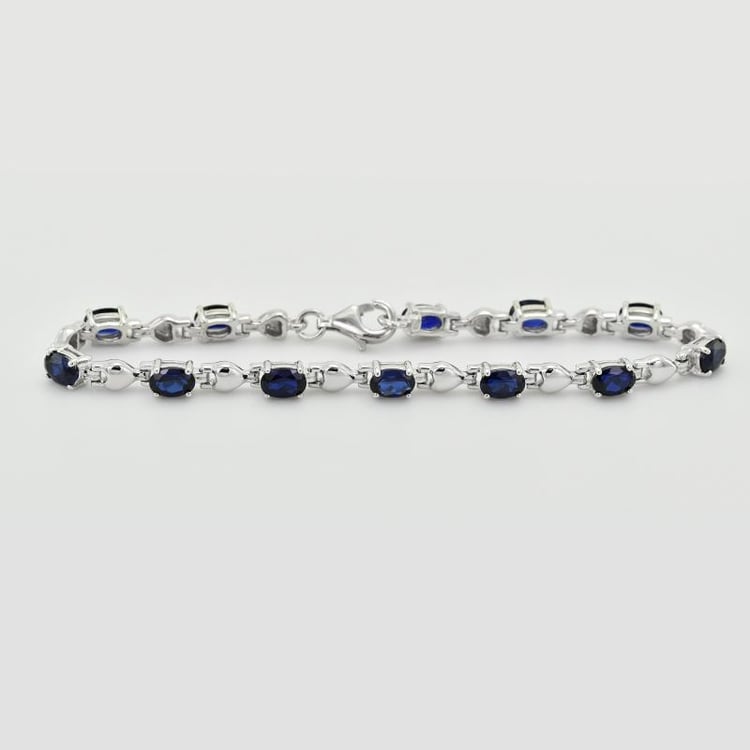Náramek se safíry 26722