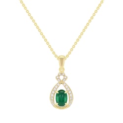 Přívěsek se smaragdem a diamanty Colossus