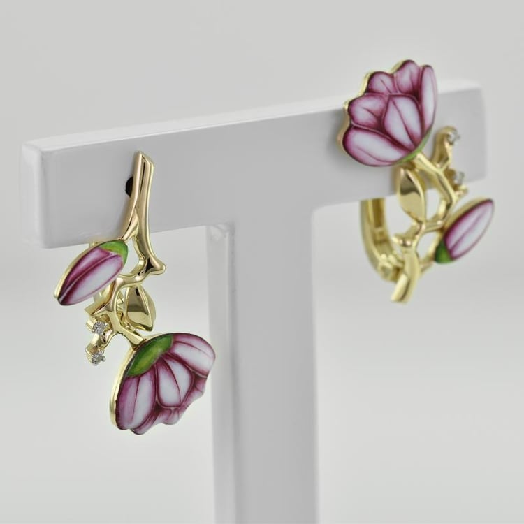 Náušnice ze zlata 43366