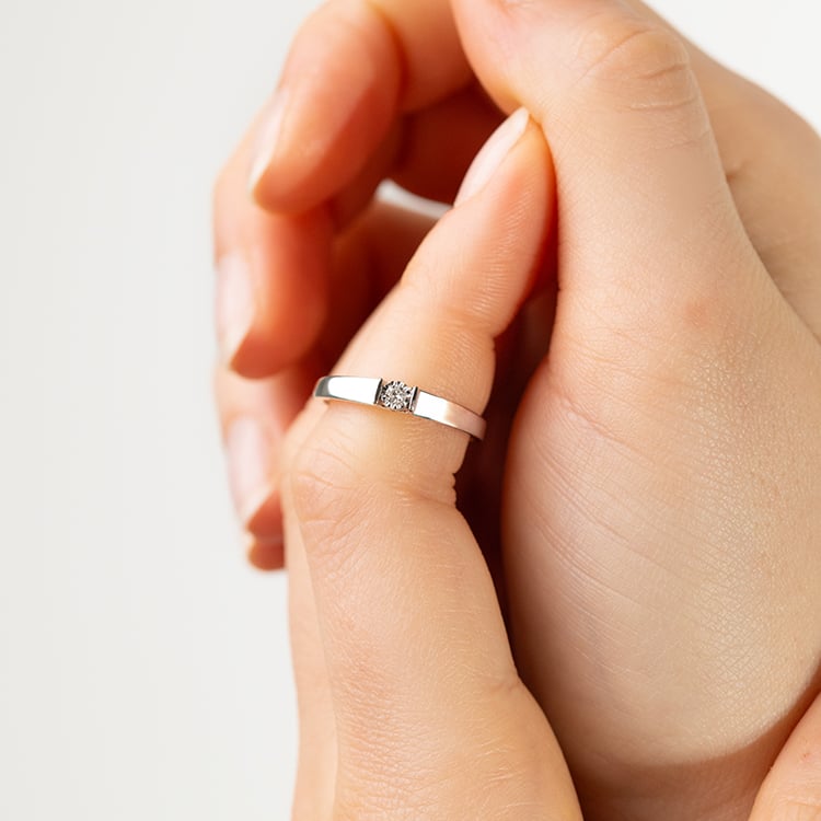 Elegantní zásnubní prsten s diamantem Segunda 146619