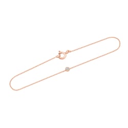 Zlatý minimalistický náramek s lab-grown diamantem Bonato