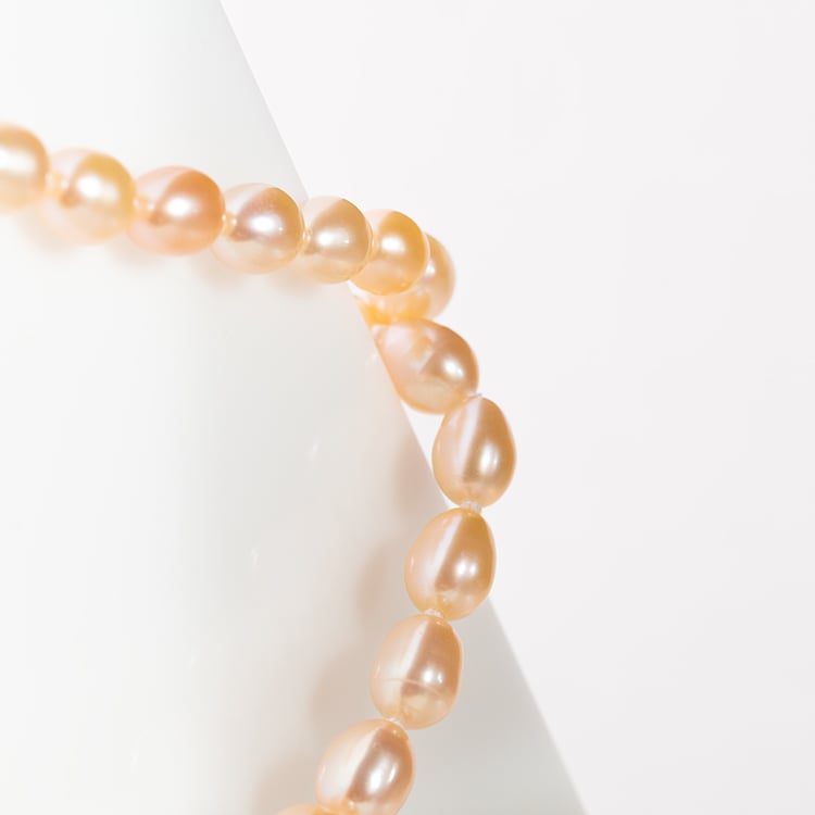 Náhrdelník z broskvových perel Faust 147593