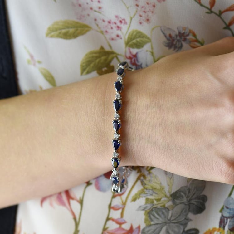 Safírový náramek 14976