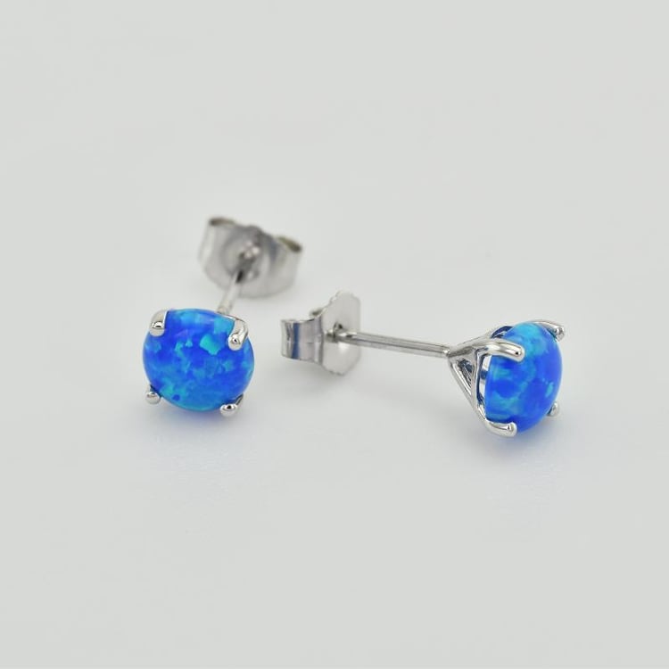 Opálové zlaté náušnice 25179