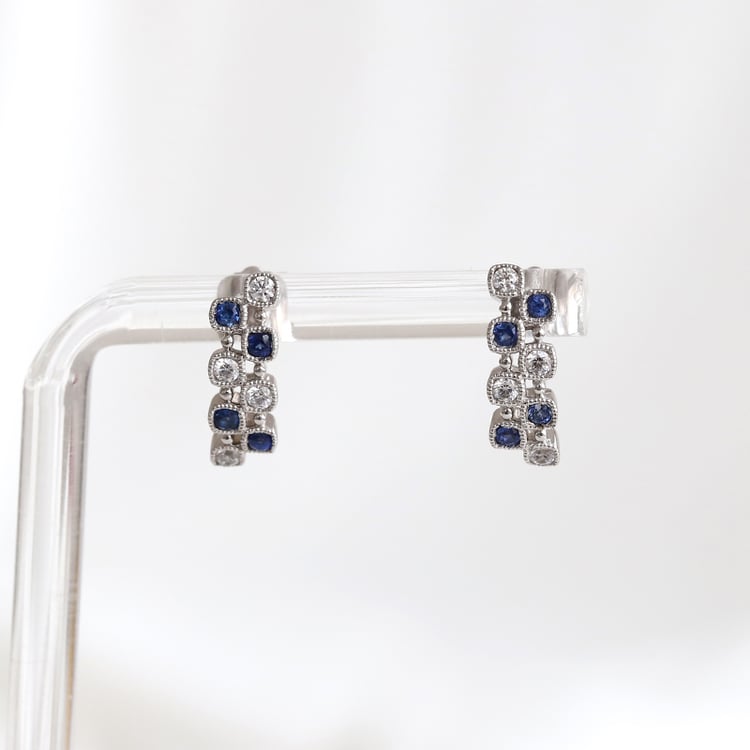 Diamantové náušnice 85802