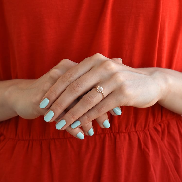 Opálový prsten ze zlata 82212