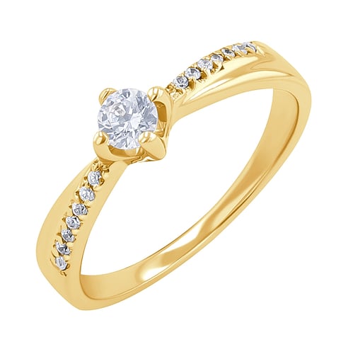 Zásnubní prsten s lab-grown diamanty Sewyn