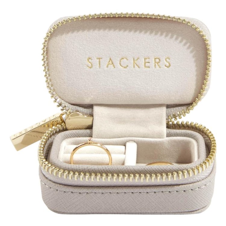 Malé cestovní pouzdro na šperky šedé Rome