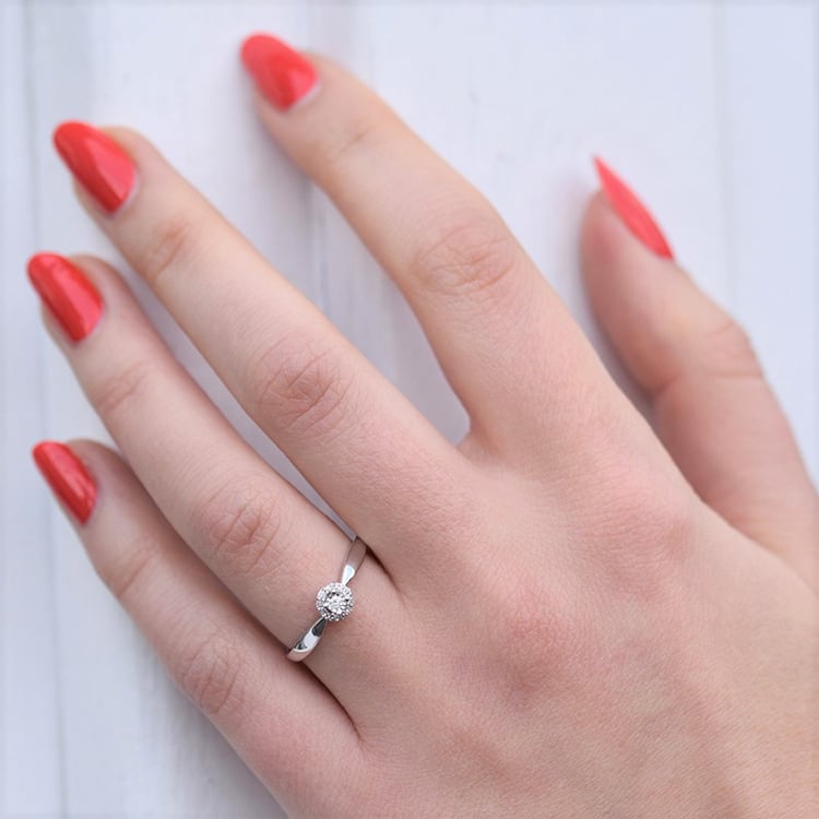 Prsten z bílého zlata 106815