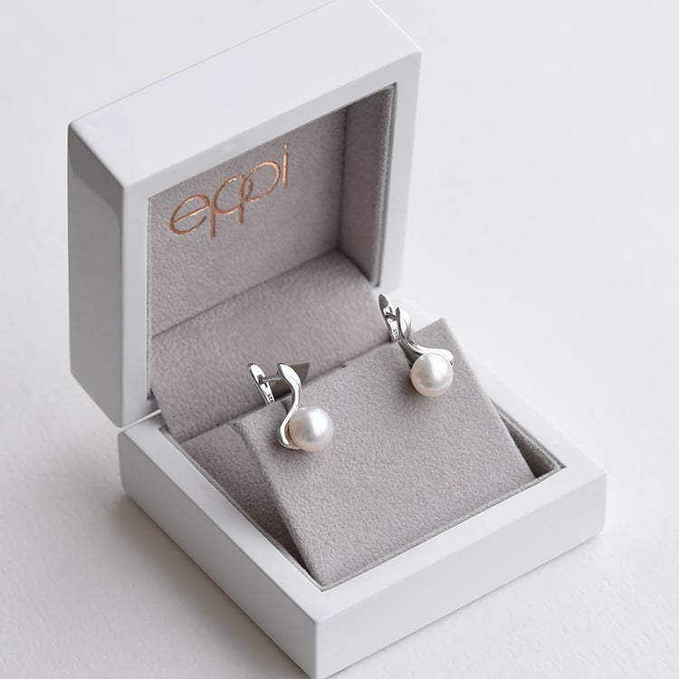 Stříbrén náušnice 74205