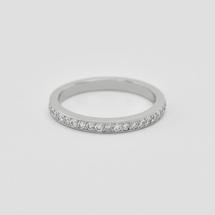 Prsten z bílého zlata 24788