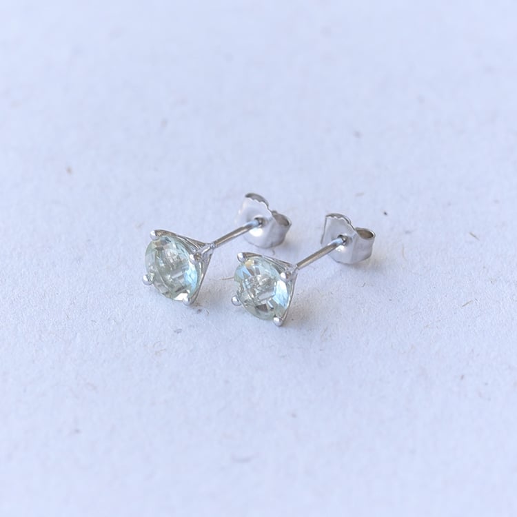 Napichovací náušnice s ametysty 69909