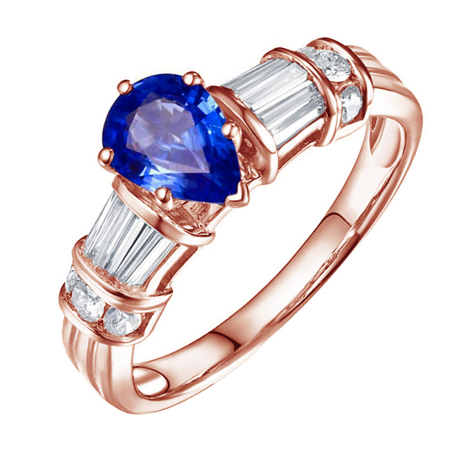 Prsten s tanzanitem a diamanty 82961