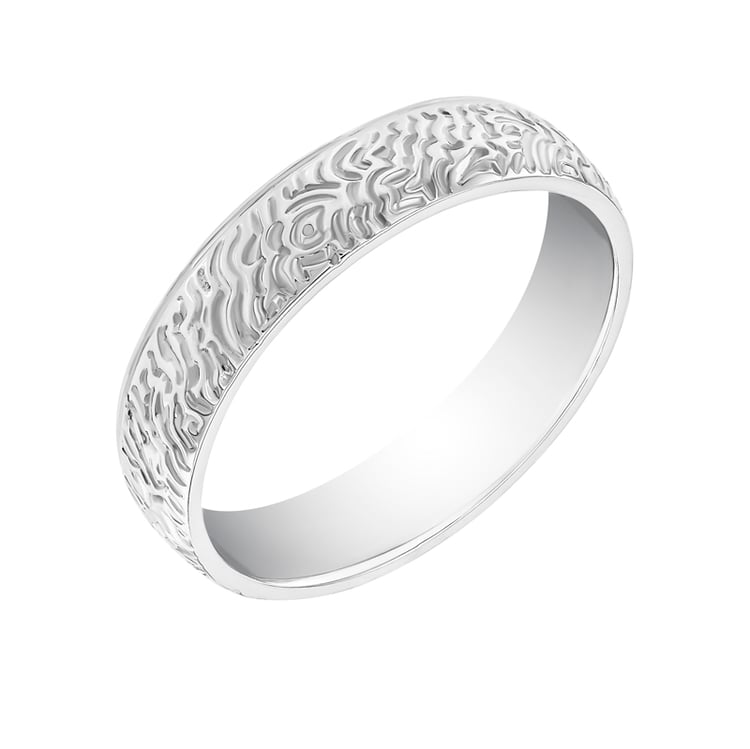 Pánský netradiční snubní prsten ze zlata 33651