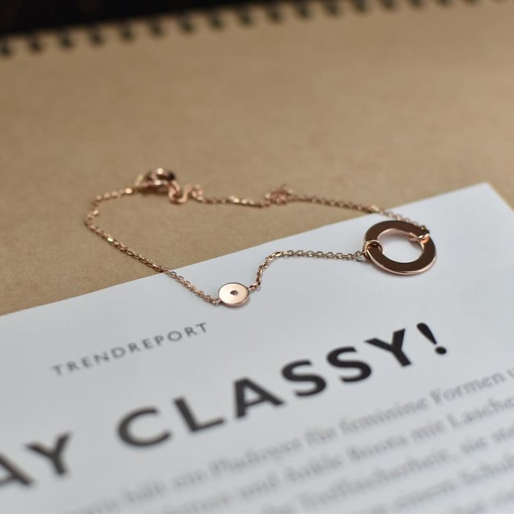 Zlatý náramek s diamantem 30551