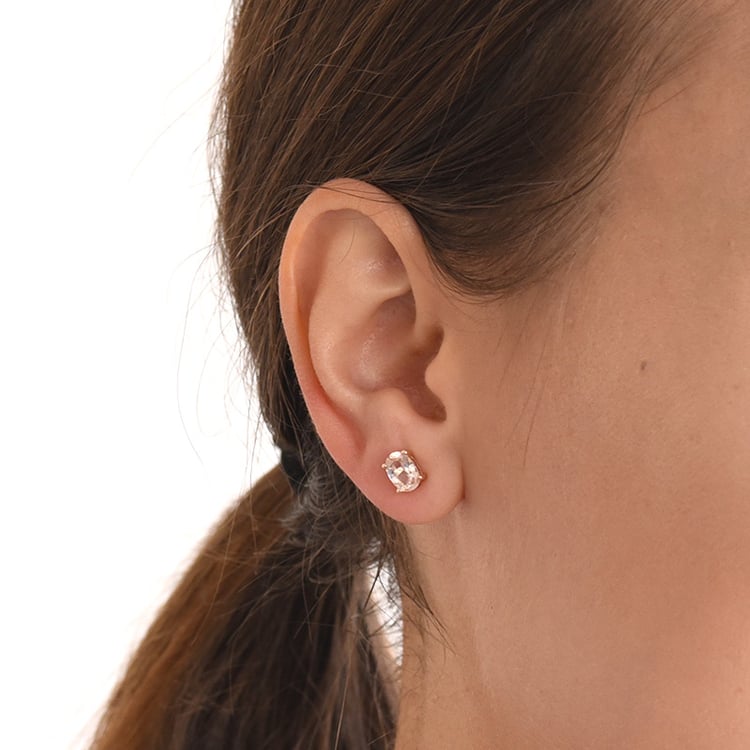 Morganitové zlaté náušnice 69857