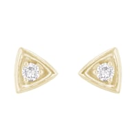 Trojúhelníkové náušnice 2v1 s lab-grown diamanty Macie