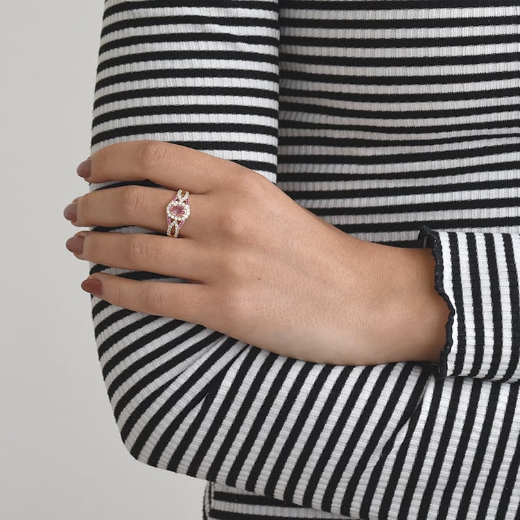 Morganitový prsten 72227